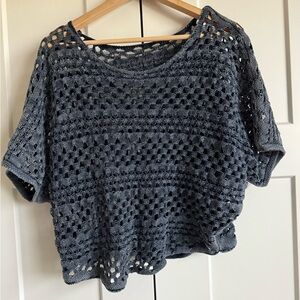 Boho Crochet Knit Top